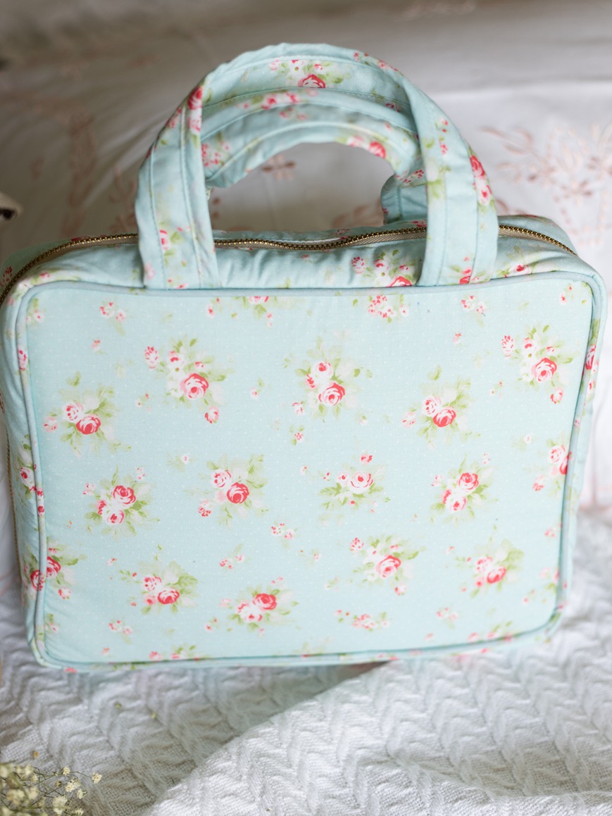 Wonder Bag - Blue petite roses