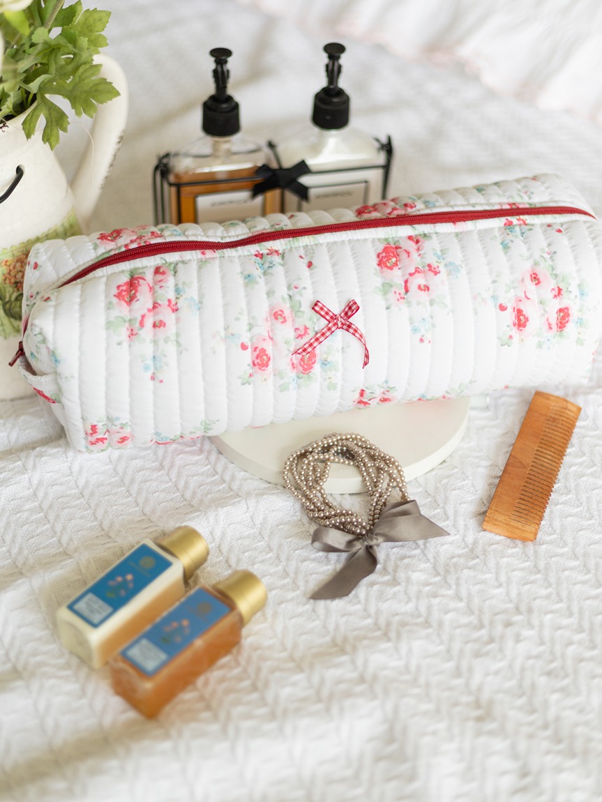 Multipurpose / Hair Iron Pouches - Red rose whispers (Long size: 14