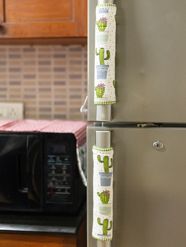 Fridge Handle Covers - Cactus Themed  (set of 2)