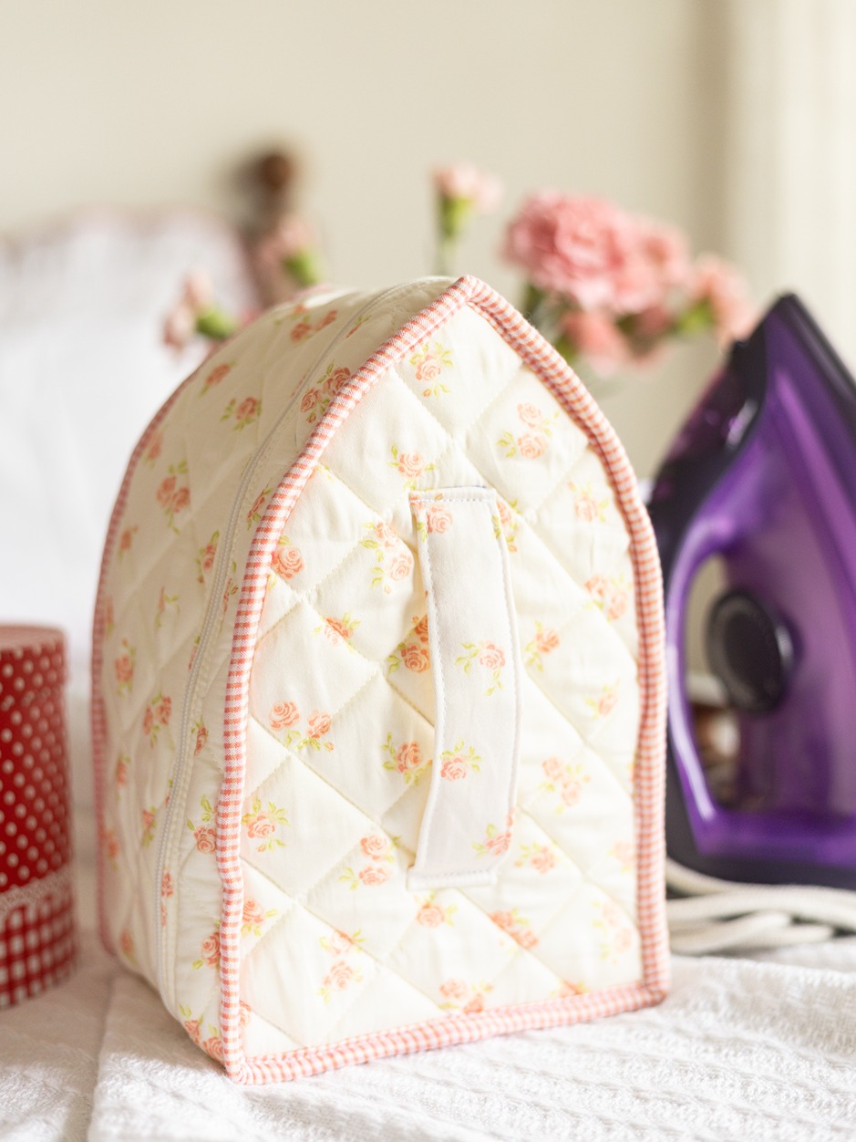 Iron Box Cover - Little peach florals