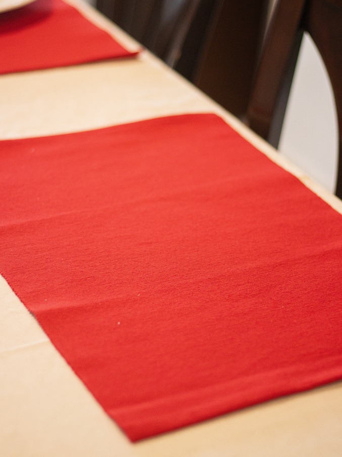Placemats - Red (Single Unit)