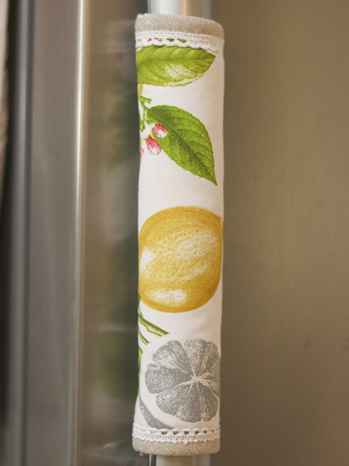 Fridge Handle Covers - Lemon Twist (set of 2)